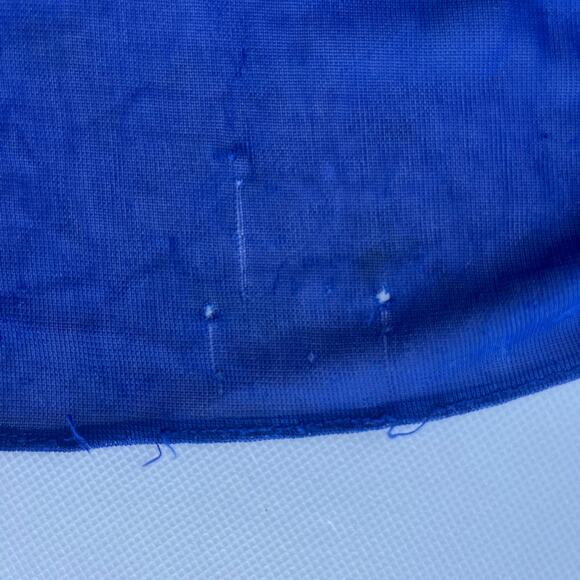 XSCAPE by Joanna Chen Gown Sz 2 Dress Blue Crystal Sheer Babydoll Fairy Y2k - Picture 16 of 16